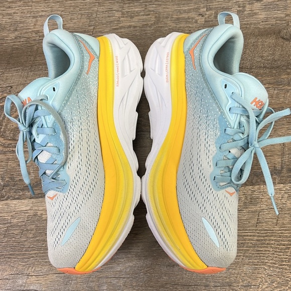 SOLD IN STORE Hoka ONE ONE Bondi 8 “Summer Song” Size 8.5 - Picture 11 of 11